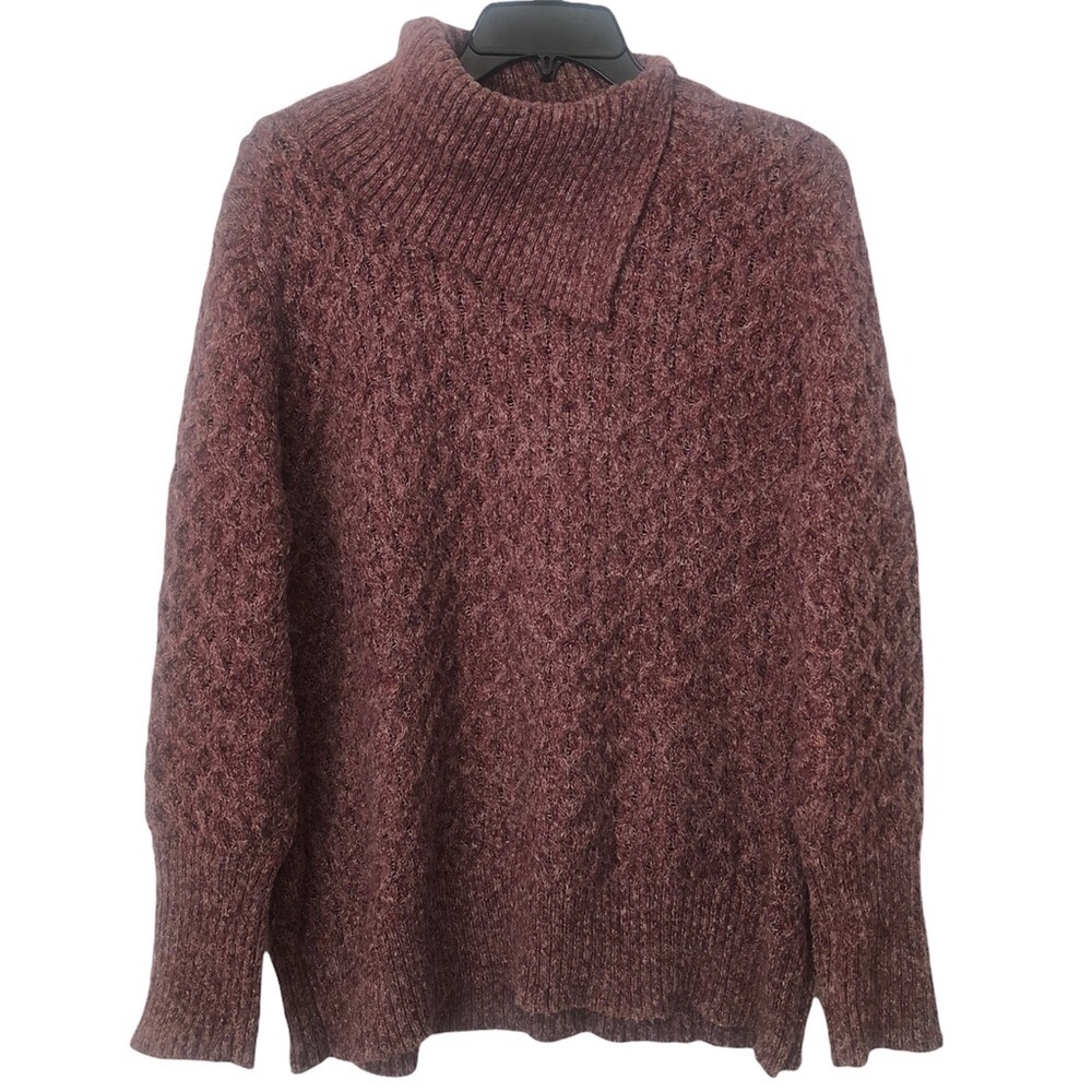 Retrology Split Cowl Neck Sweater Sz 2X